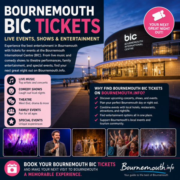 Bournemouth BIC Tickets – Live Events, Shows & Entertainment