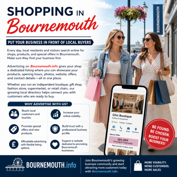 Shopping in Bournemouth – Put Your Business in Front of Local Buyers